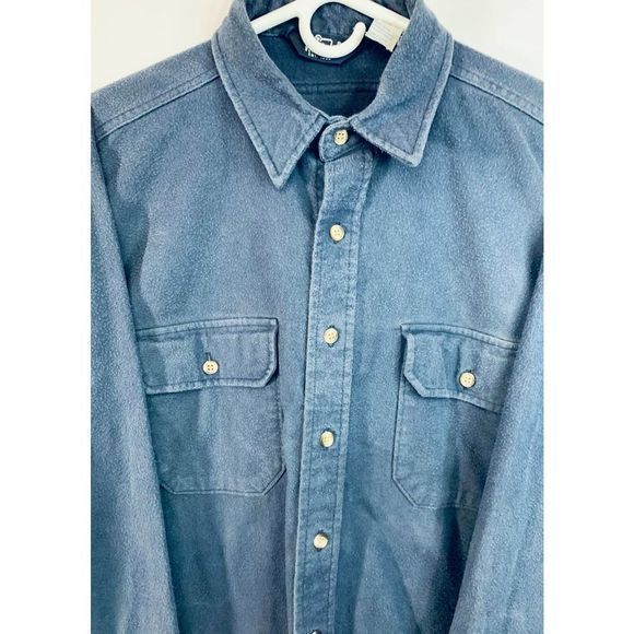 WoolRich Mens‎ Textured Button Up Long Sleeve XL - Picture 2 of 6